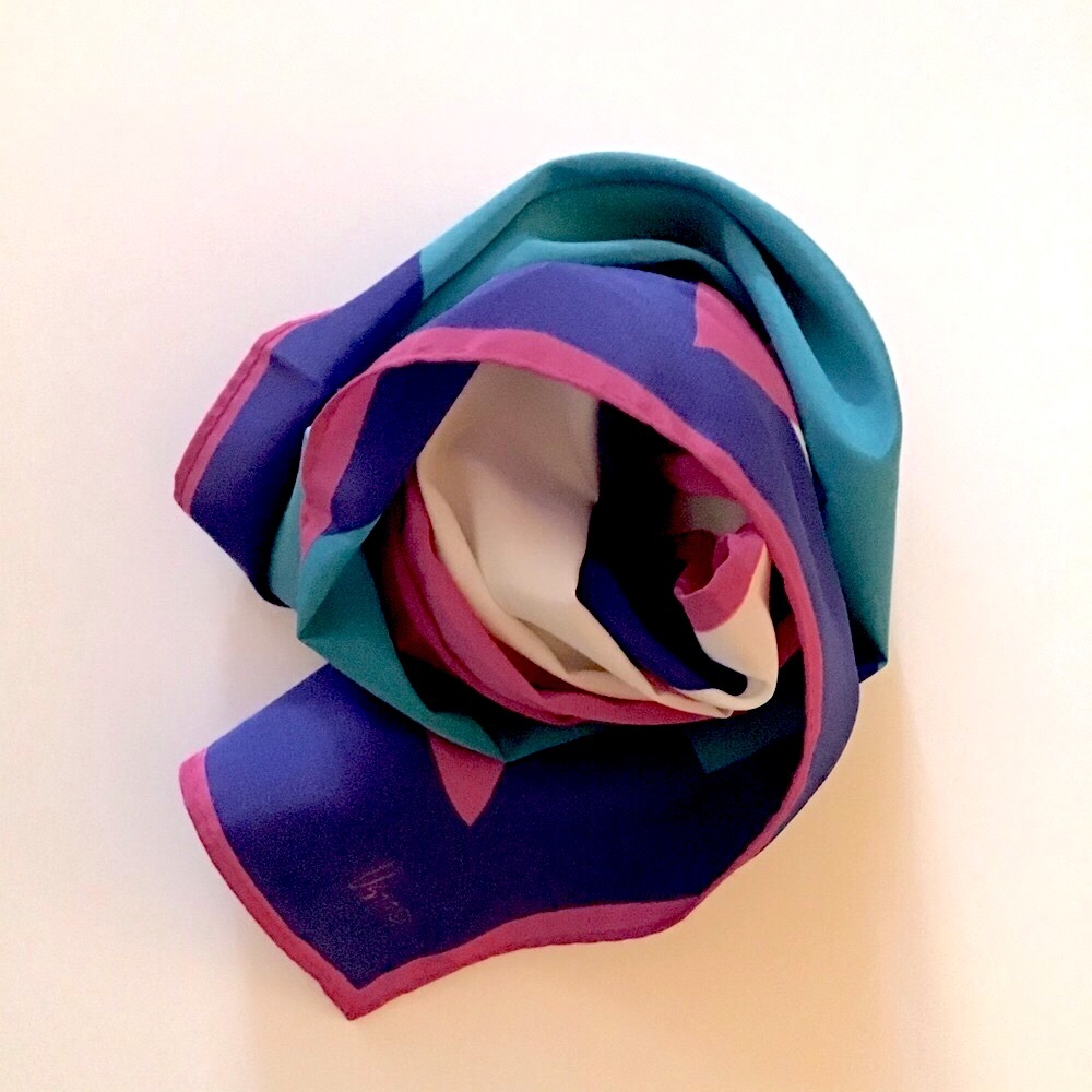 💗Vintage Silk Scarf Geometric - BOGO!